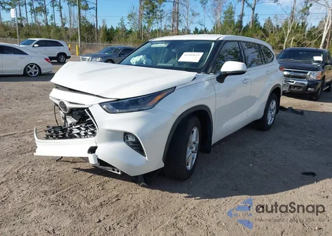 2021 Toyota Highlander Le from USA, damaged, VIN 5TDZZRAH1MS033114